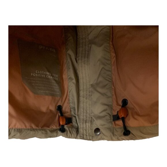 Prana Mens Timber Trail Water Resistant Down Vest with Pokets Chestnut Sz M - Picture 7 of 12